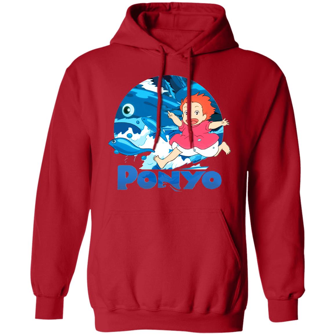 Ghibli Studio Ponyo On The Waves Hoodie Unisex - Image 10