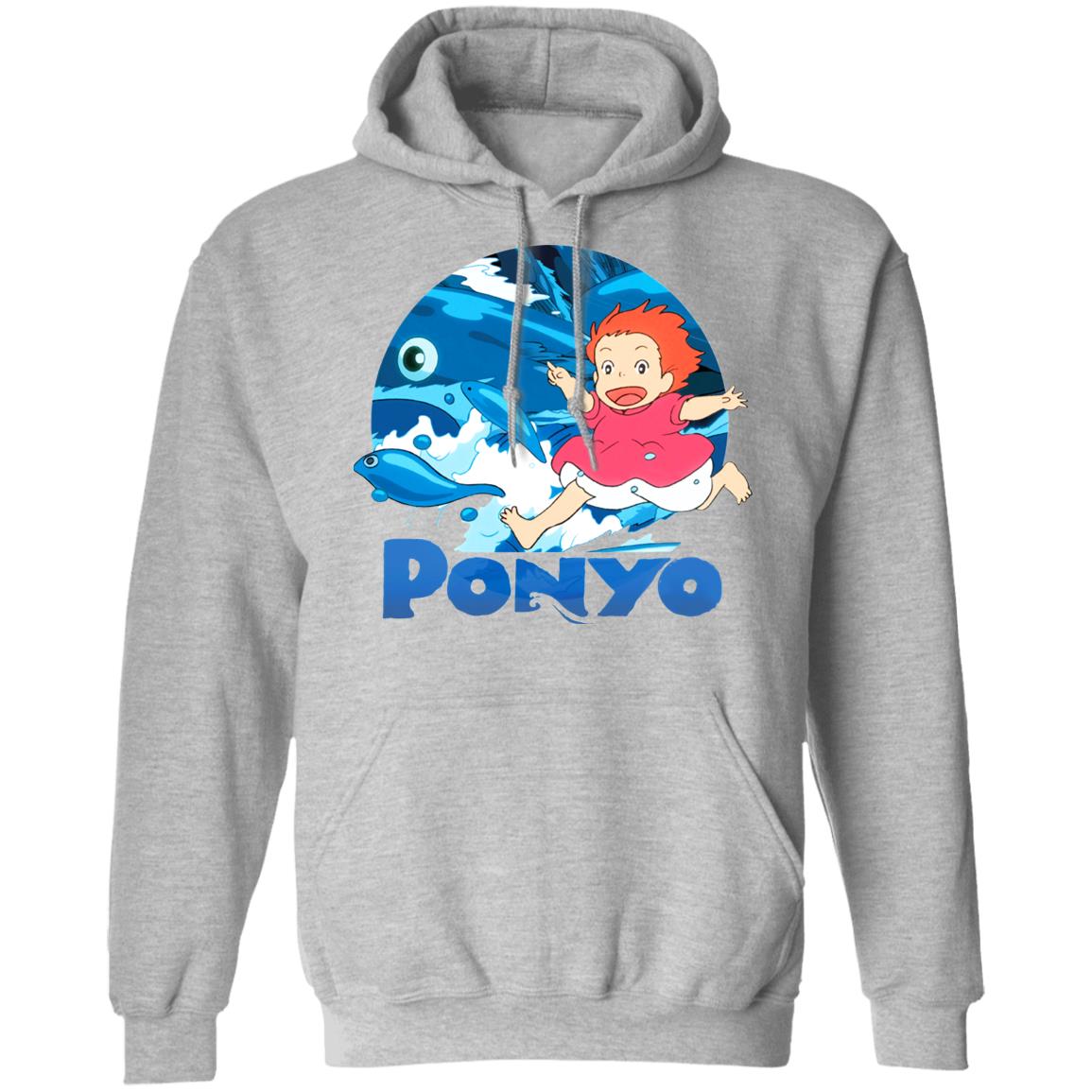 Ghibli Studio Ponyo On The Waves Hoodie Unisex