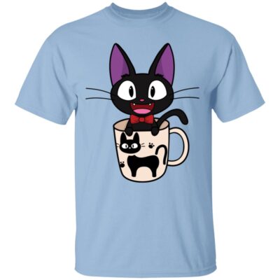 Jiji in the Cat Cup T-shirt