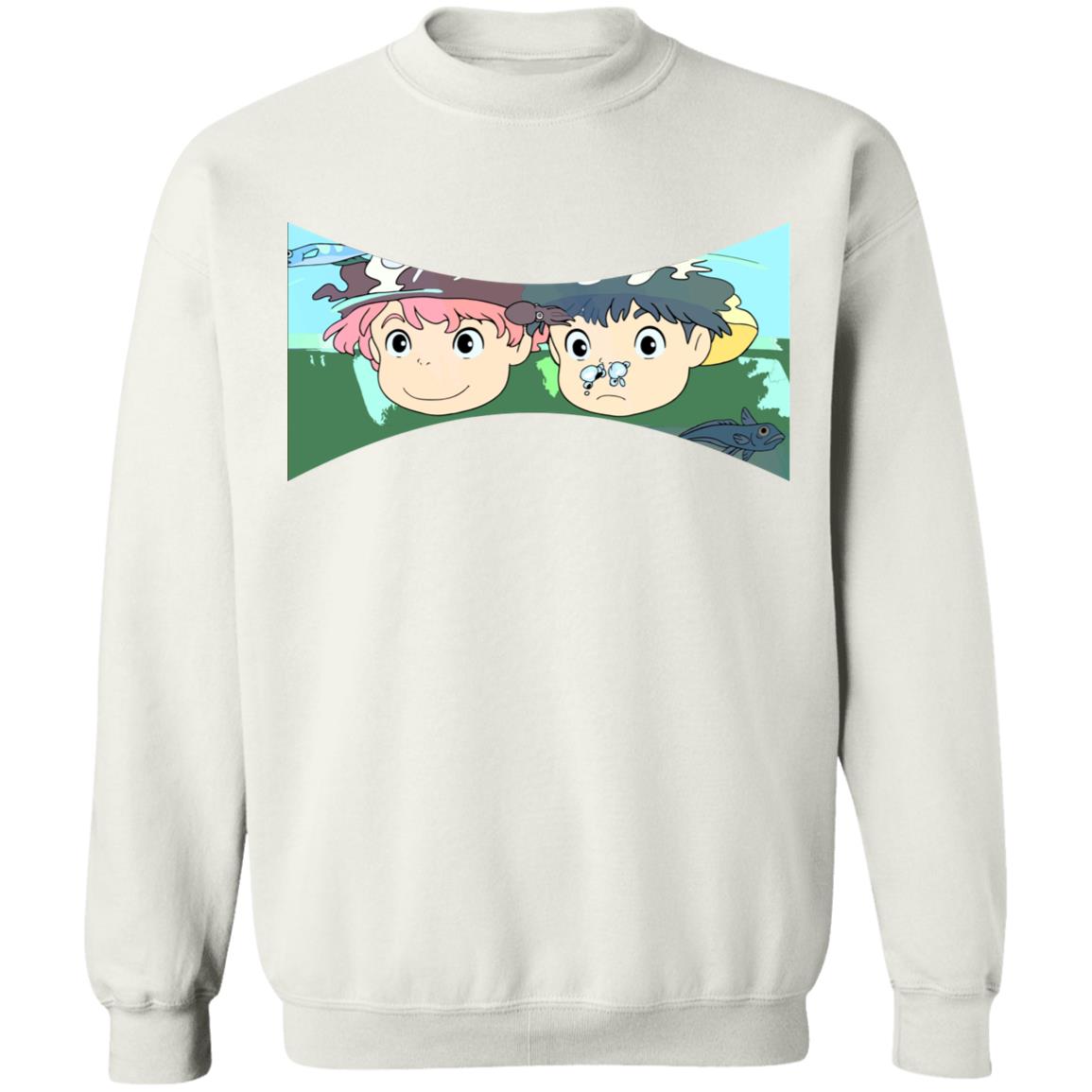 Ponyo and Sosuke Sweatshirt Unisex - Image 2