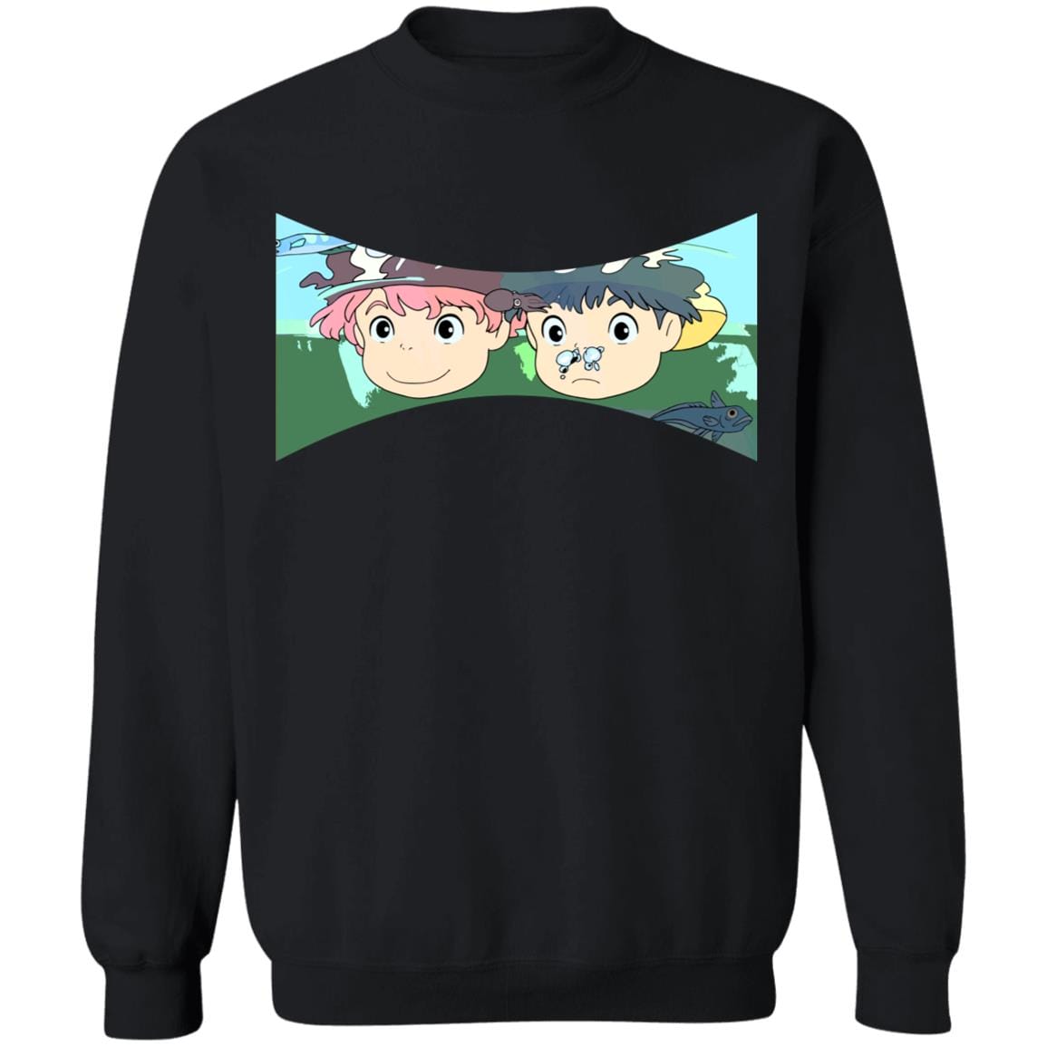 Ponyo and Sosuke Sweatshirt Unisex - Image 4