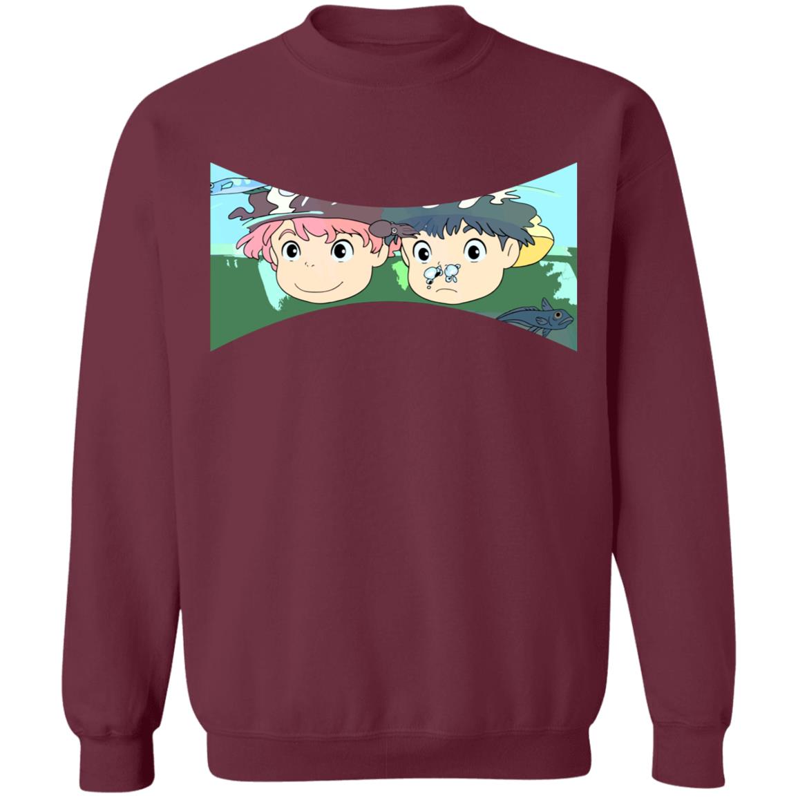 Ponyo and Sosuke Sweatshirt Unisex - Image 5