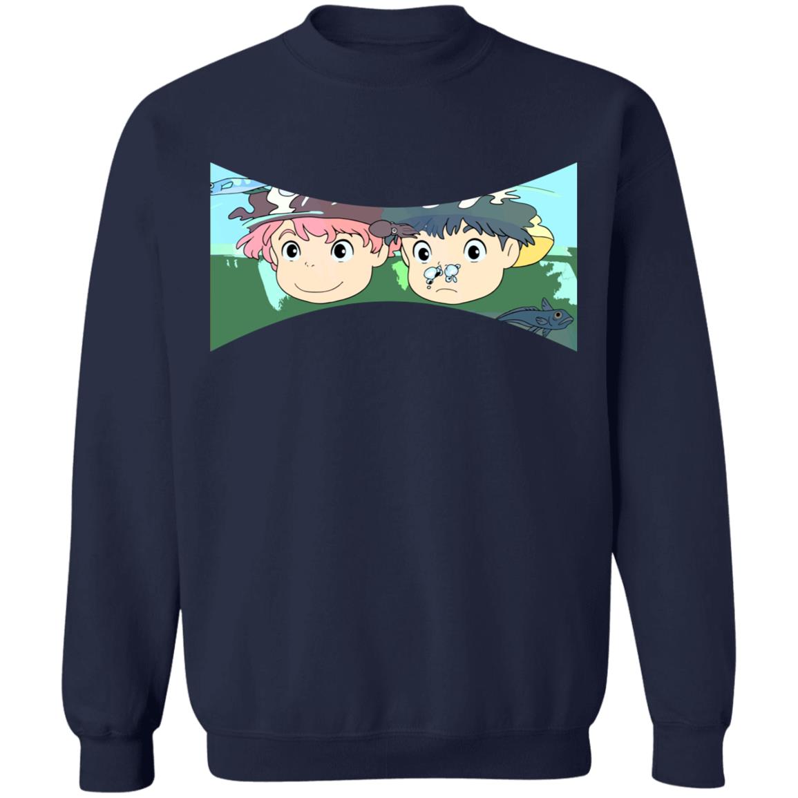 Ponyo and Sosuke Sweatshirt Unisex - Image 6