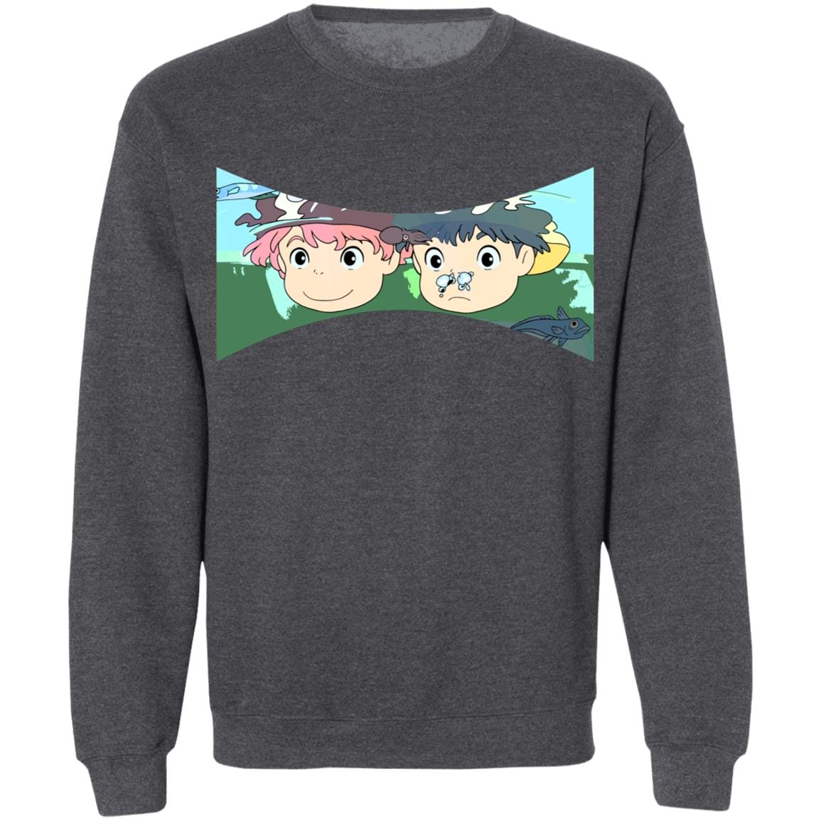 Ponyo and Sosuke Sweatshirt Unisex - Image 8