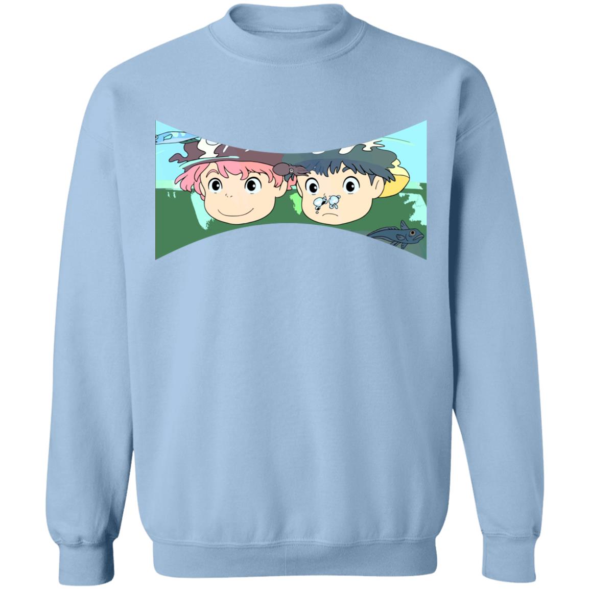 Ponyo and Sosuke Sweatshirt Unisex - Image 9