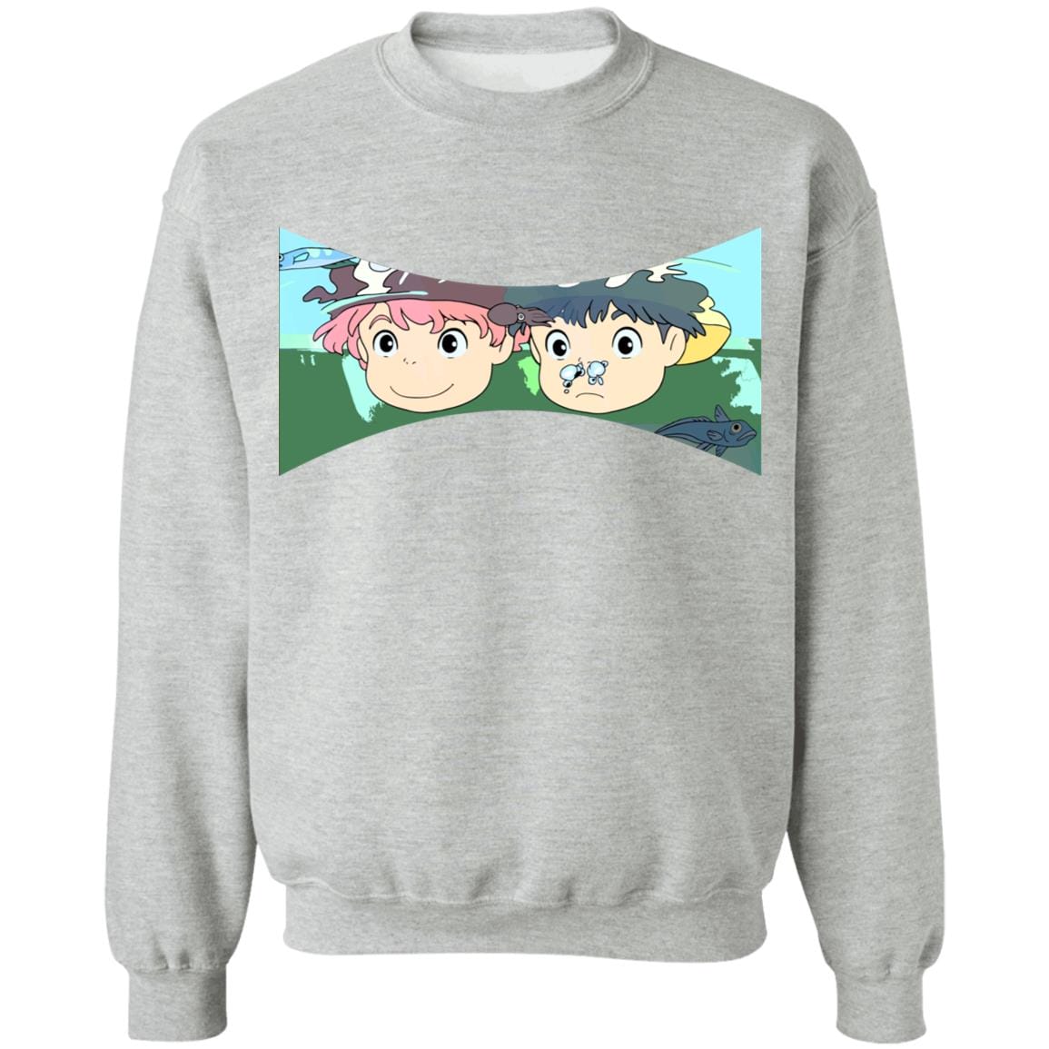 Ponyo and Sosuke Sweatshirt Unisex