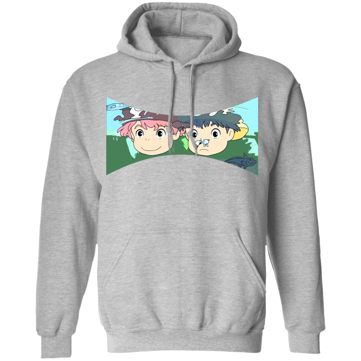 Ponyo and Sosuke Hoodie Unisex