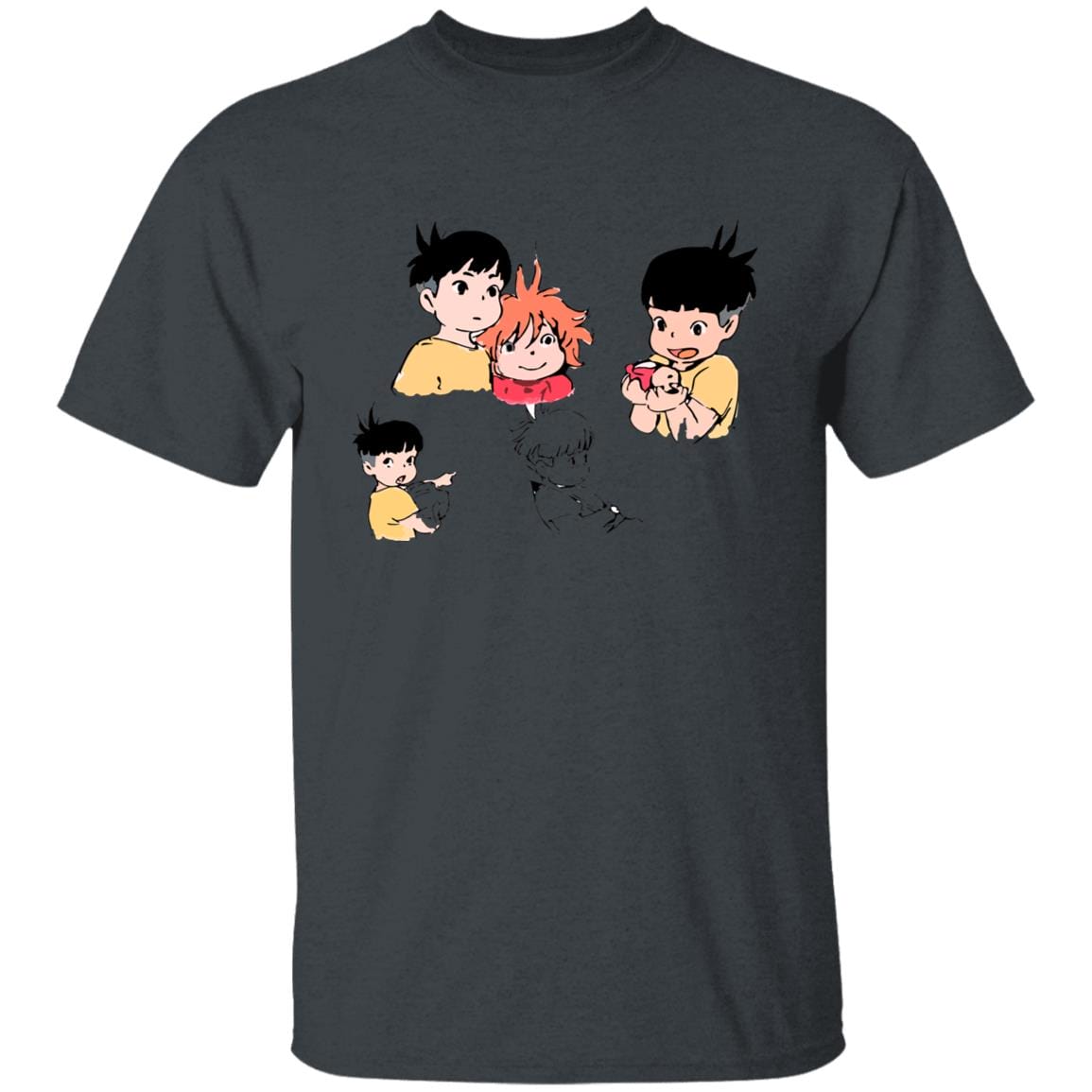 Ponyo and Sosuke Sketch T-shirt - Image 5