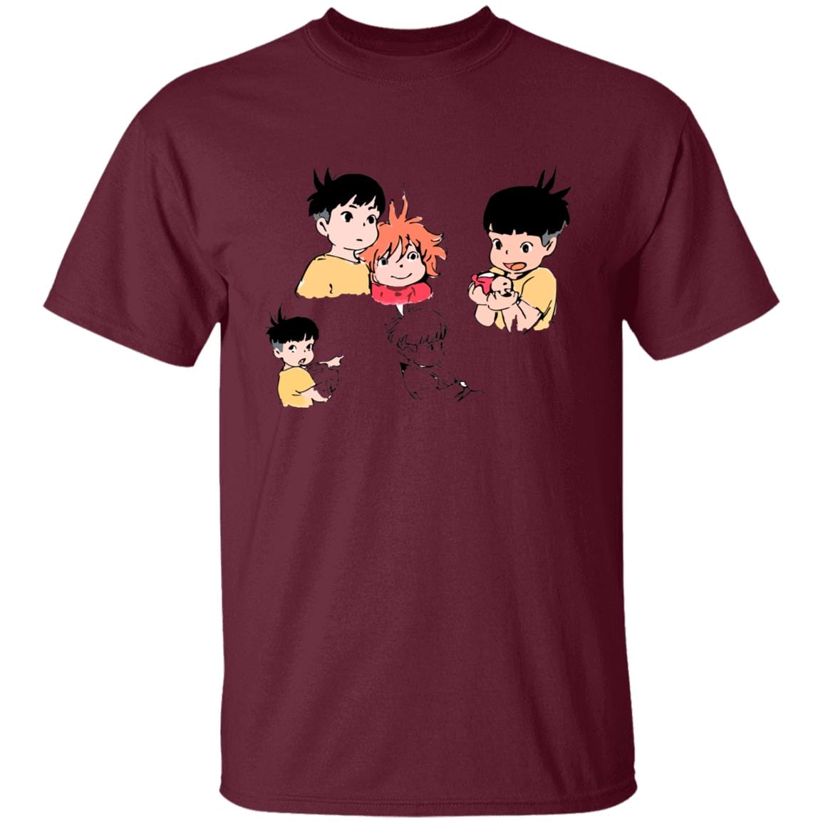 Ponyo and Sosuke Sketch T-shirt - Image 7