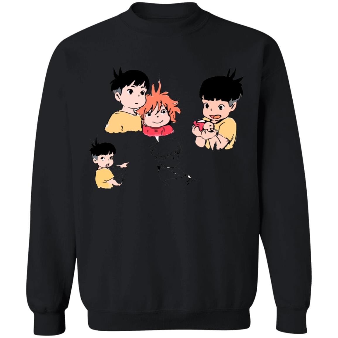 Ponyo and Sosuke Sketch Sweatshirt - Image 4