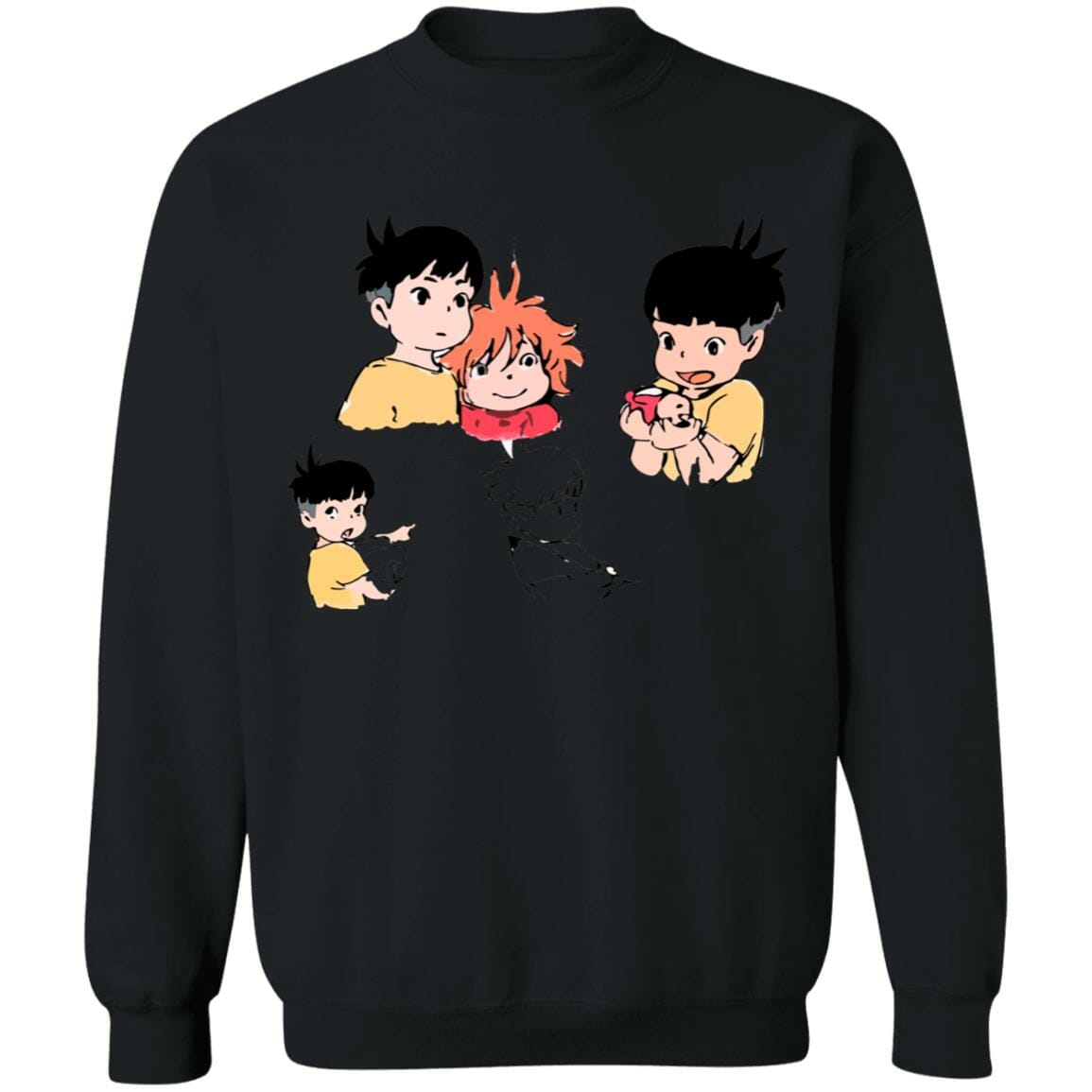 Studio Ghibli Ponyo and Sosuke Sketch Sweatshirt - Image 4