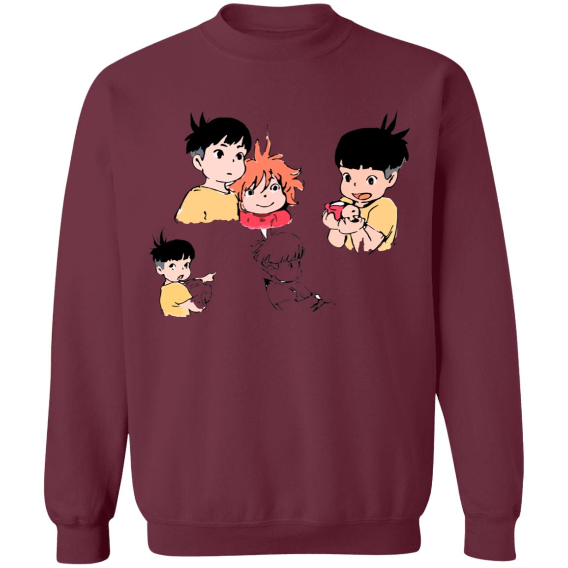 Ponyo and Sosuke Sketch Sweatshirt - Image 5