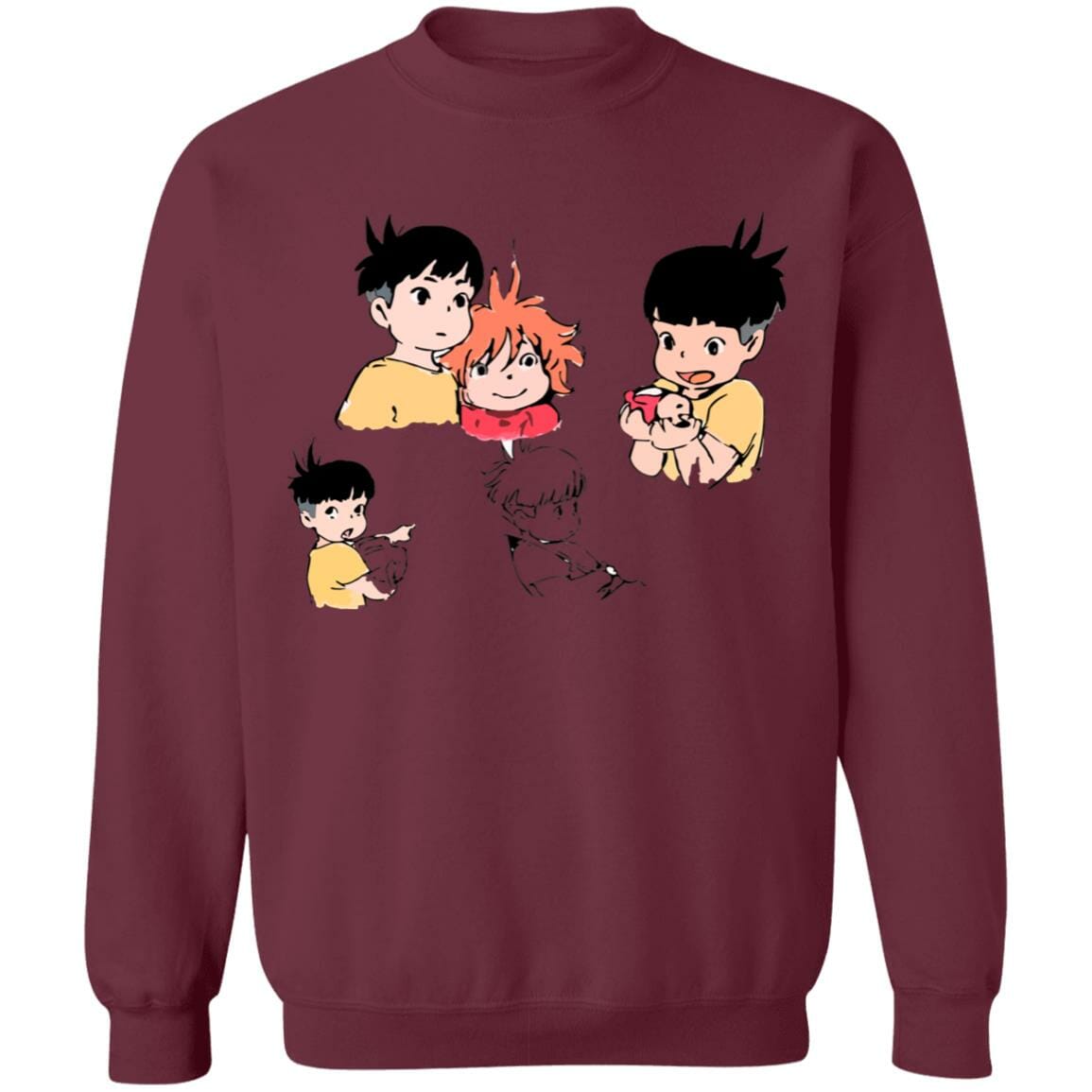 Studio Ghibli Ponyo and Sosuke Sketch Sweatshirt - Image 5