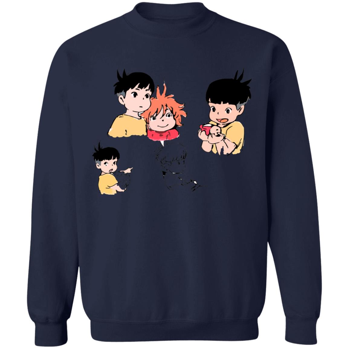 Ponyo and Sosuke Sketch Sweatshirt - Image 6