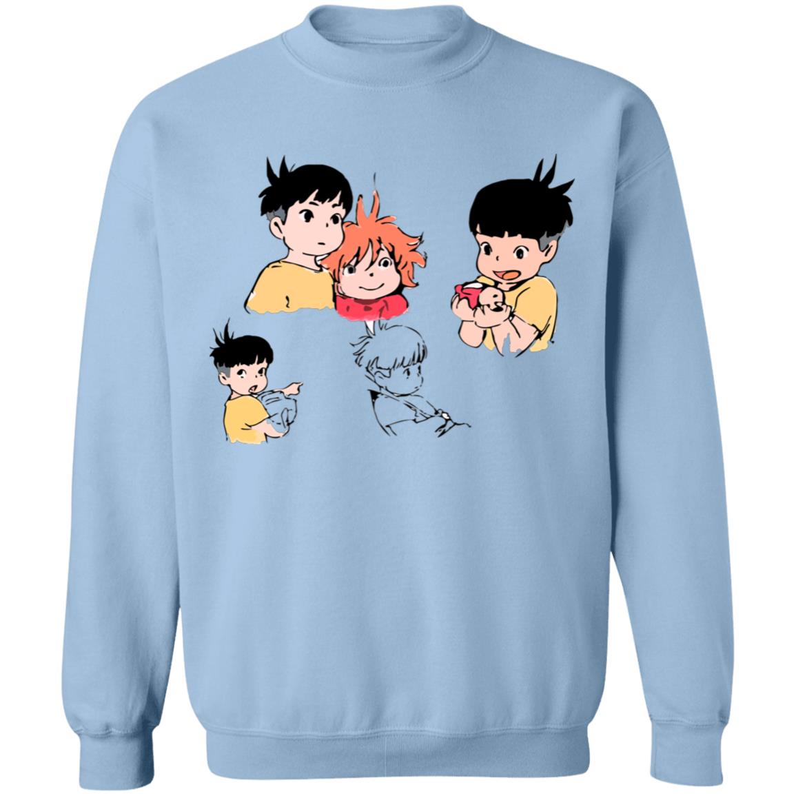 Ponyo and Sosuke Sketch Sweatshirt - Image 9