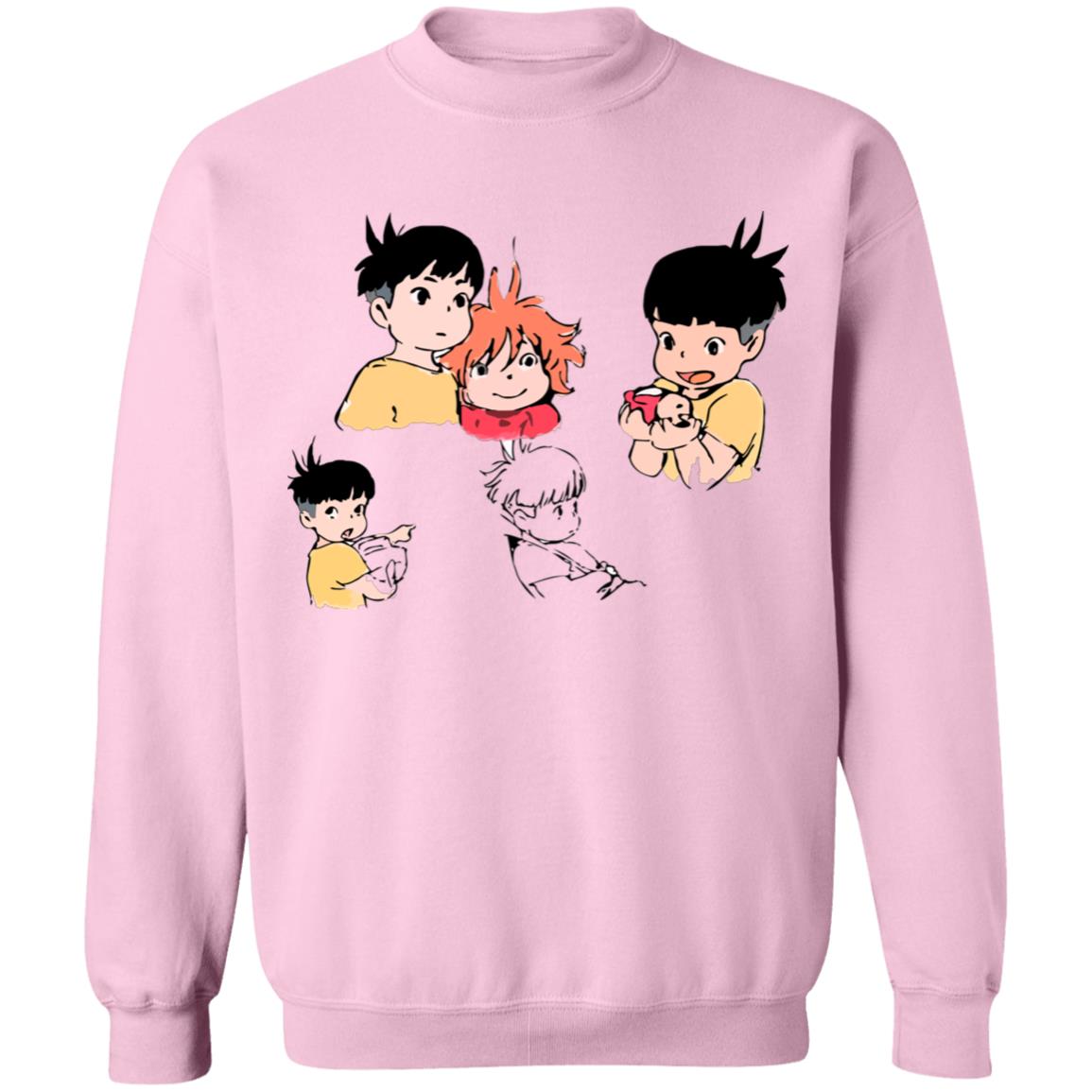 Studio Ghibli Ponyo and Sosuke Sketch Sweatshirt - Image 10