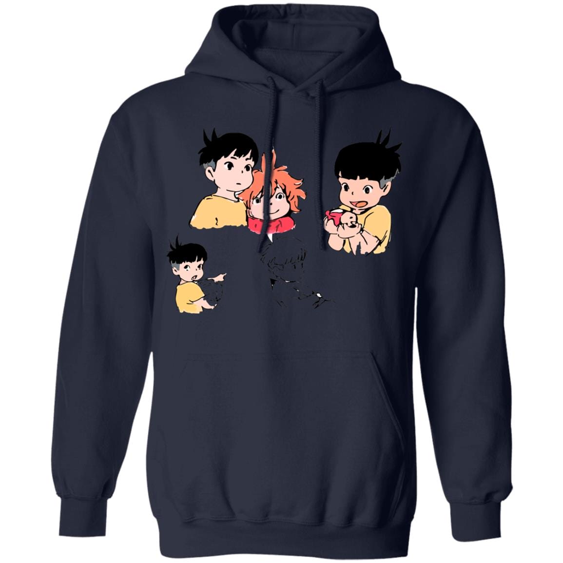 Ponyo and Sosuke Sketch Hoodie - Image 5