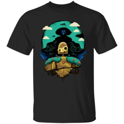 Studio Ghibli Laputa Castle in The Sky and Warrior Robot T-shirt