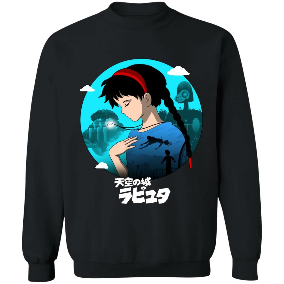 Studio Ghibli Laputa Castle in The Sky Sweatshirt - Image 4