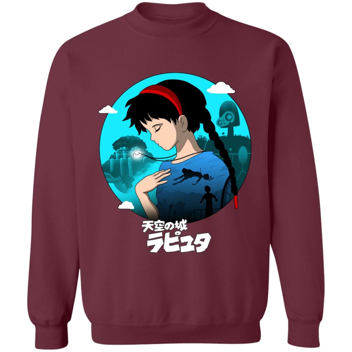 Studio Ghibli Laputa Castle in The Sky Sweatshirt - Image 5