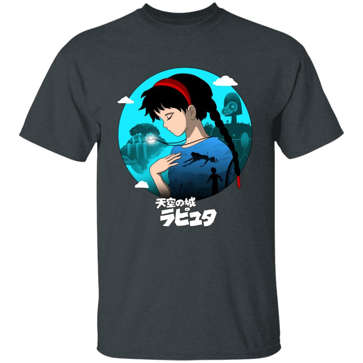 Studio Ghibli Laputa Castle in The Sky T-shirt - Image 5