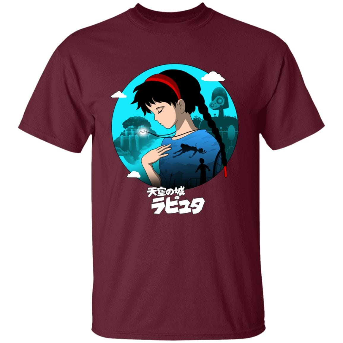 Studio Ghibli Laputa Castle in The Sky T-shirt - Image 7
