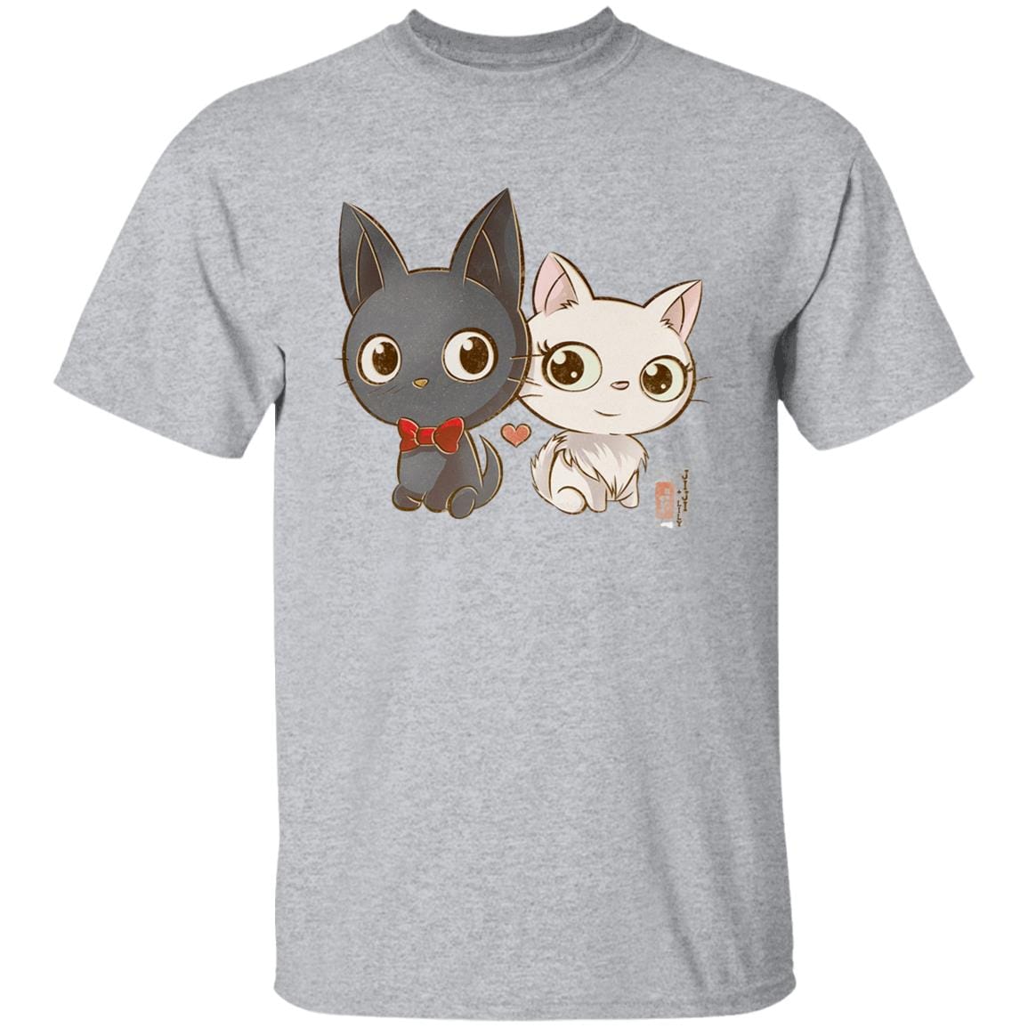 Kiki’s Delivery Service – Jiji and Lily Chibi T-shirt - Image 10