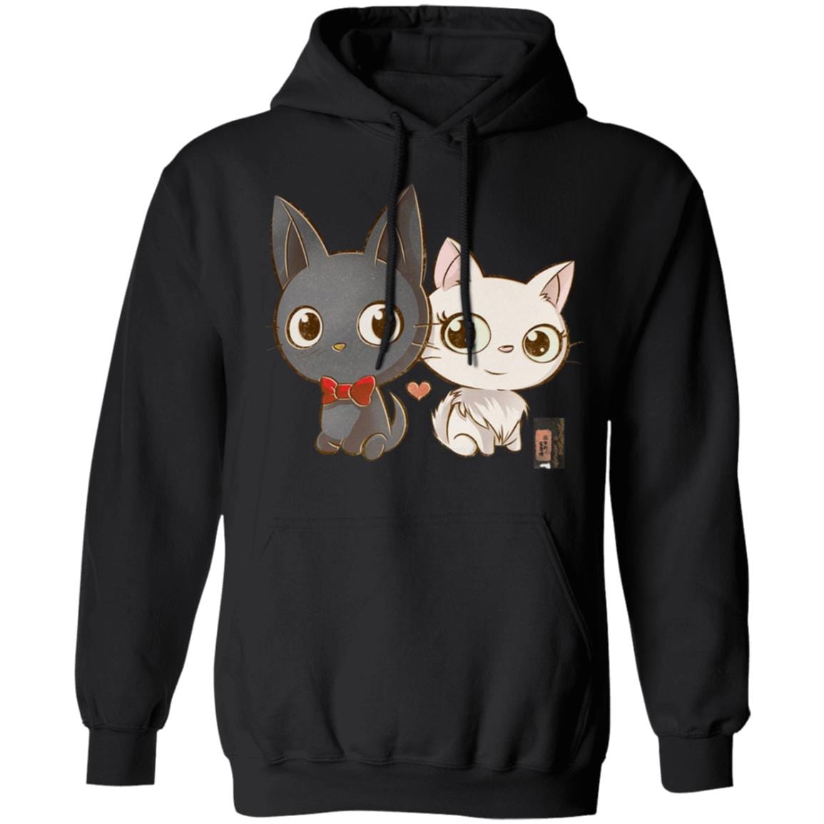 Kiki’s Delivery Service – Jiji and Lily Chibi Hoodie - Image 4