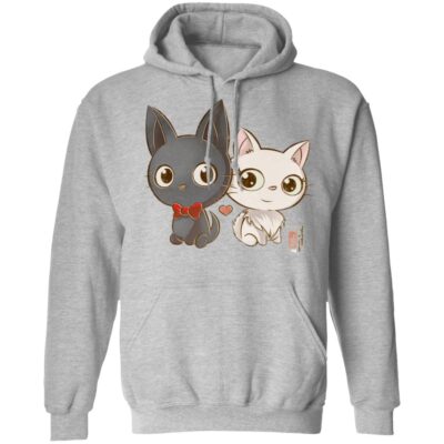 Kiki’s Delivery Service – Jiji and Lily Chibi Hoodie