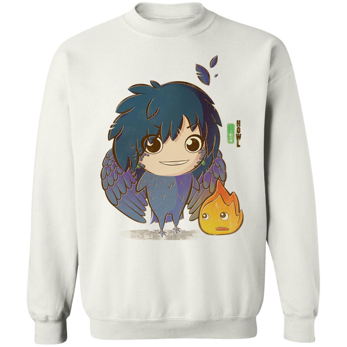 Studio Ghibli Howl’s Moving Castle Howl Chibi Sweatshirt - Image 2