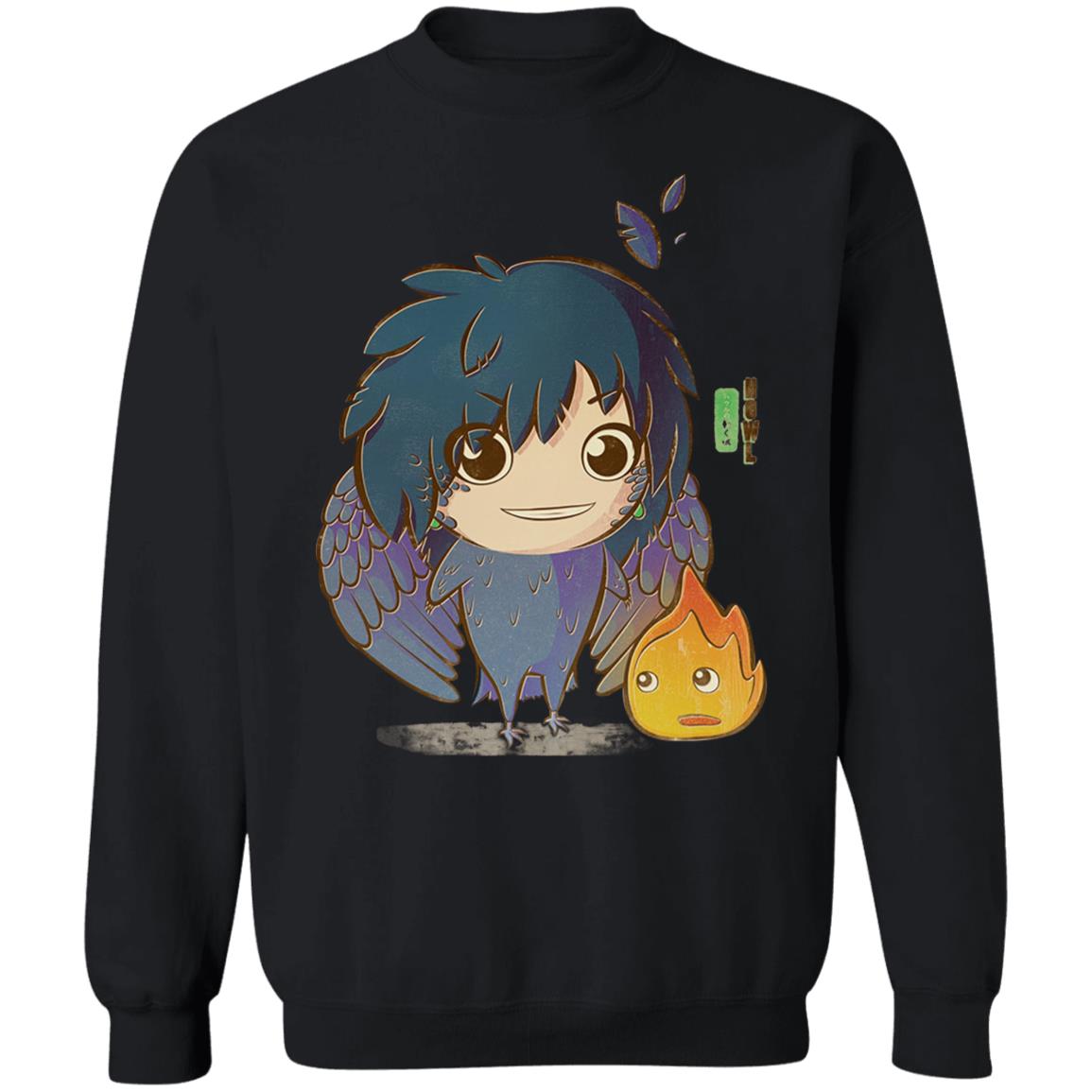 Studio Ghibli Howl’s Moving Castle Howl Chibi Sweatshirt - Image 4