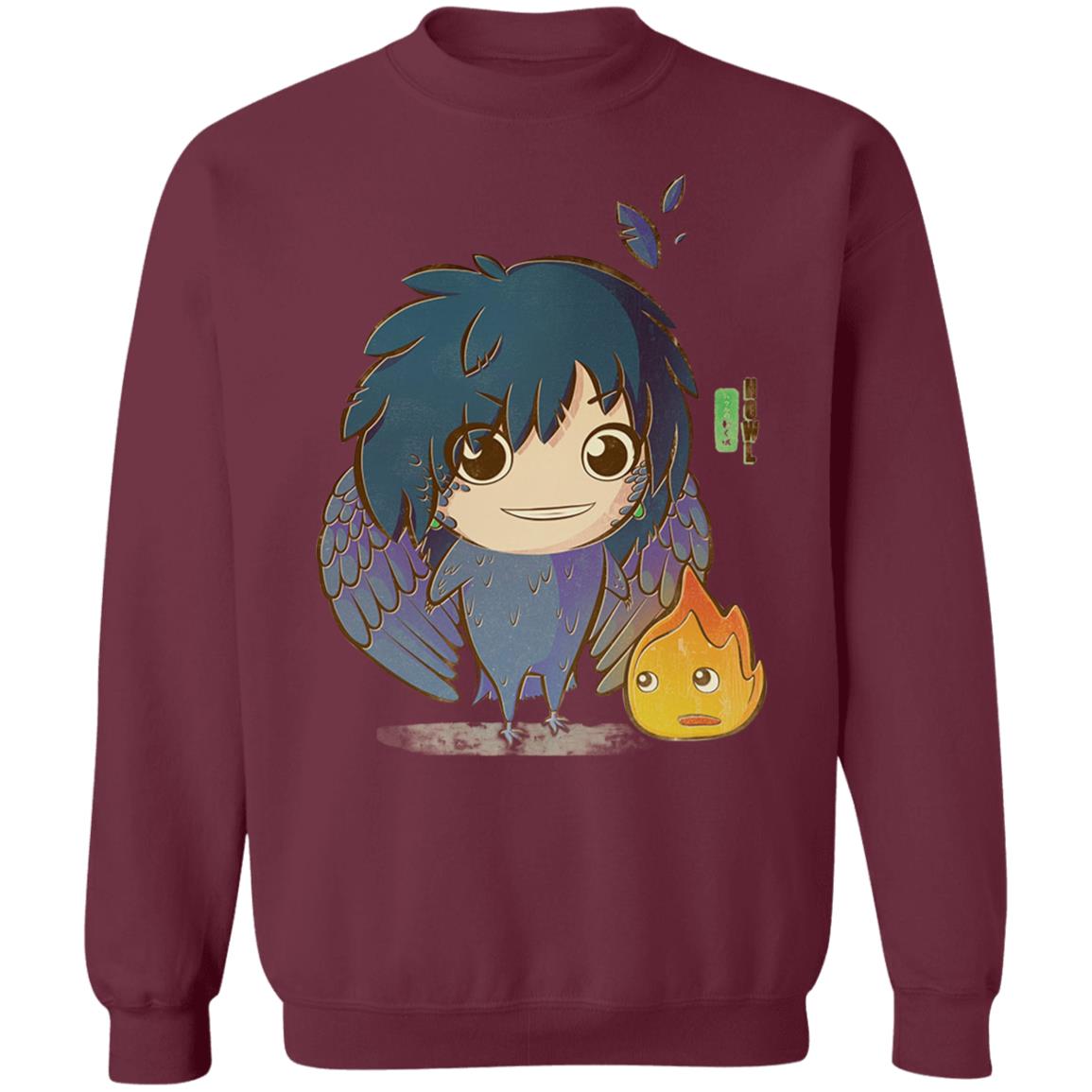 Studio Ghibli Howl’s Moving Castle Howl Chibi Sweatshirt - Image 5