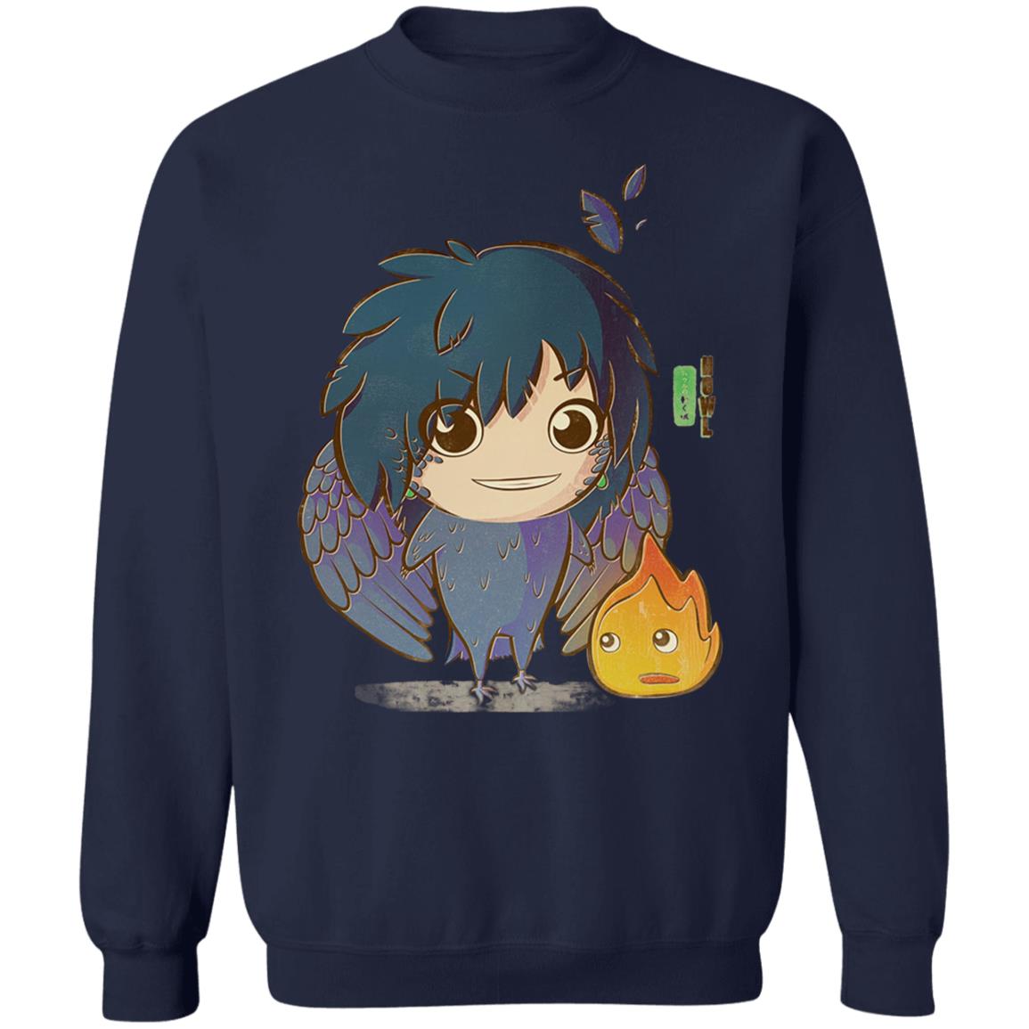 Studio Ghibli Howl’s Moving Castle Howl Chibi Sweatshirt - Image 6