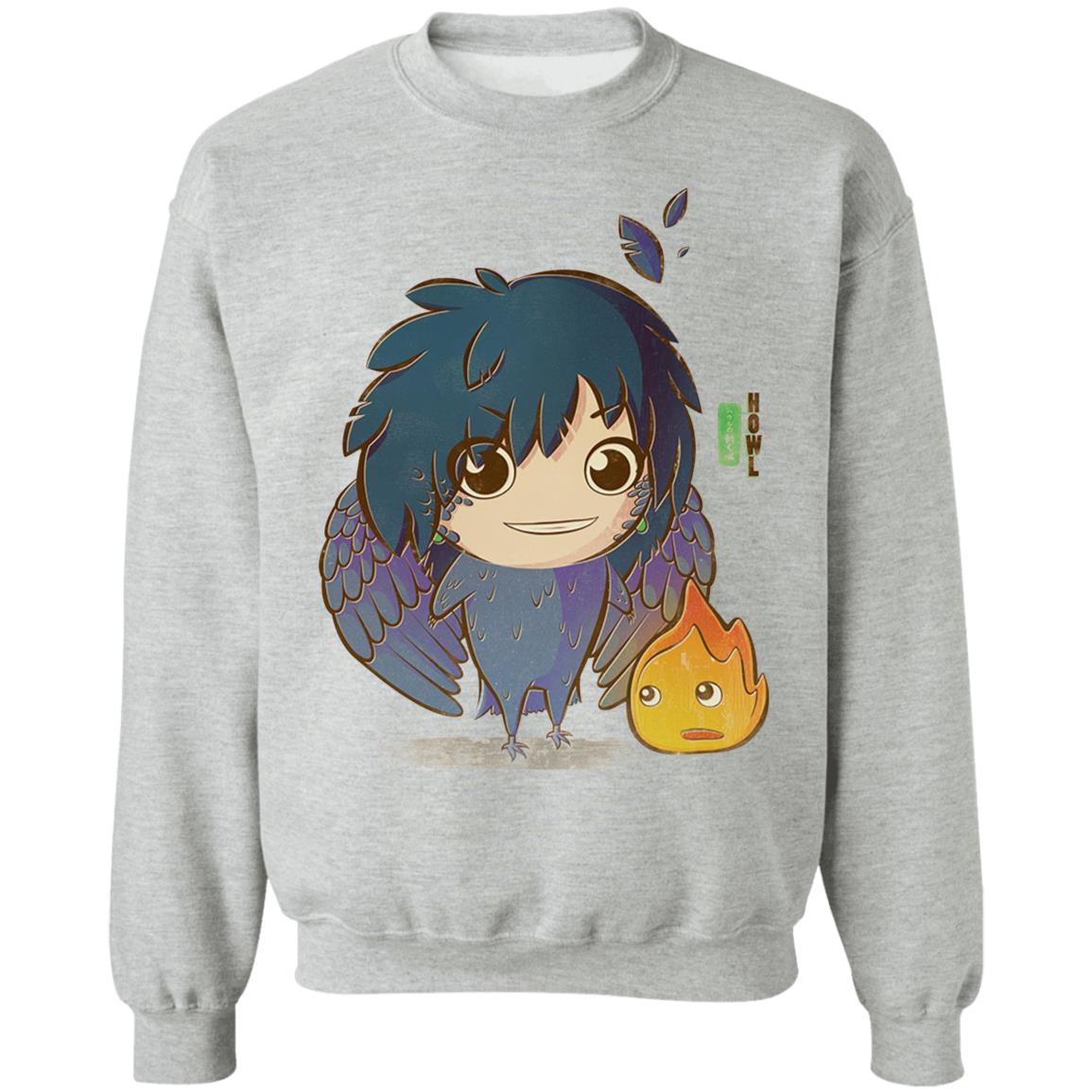 Studio Ghibli Howl’s Moving Castle Howl Chibi Sweatshirt