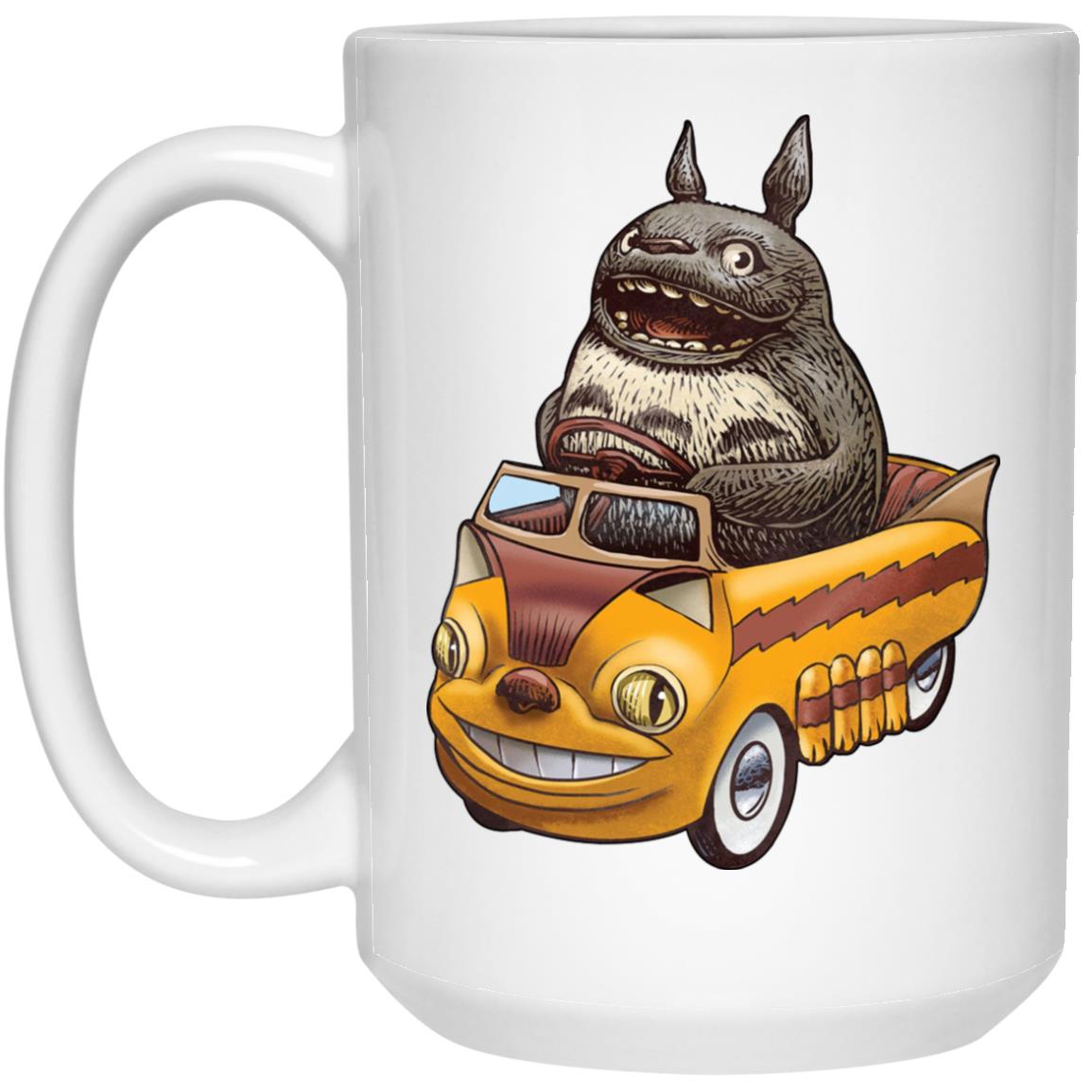 Totoro driving Catbus Mug - Image 2