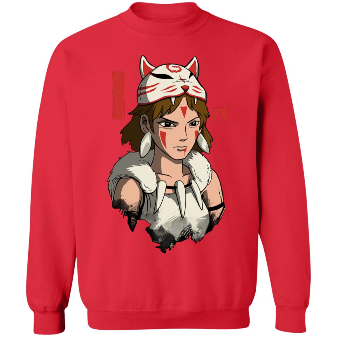 Studio Ghibli Mononoke The Wolf Girl Sweatshirt - Image 7
