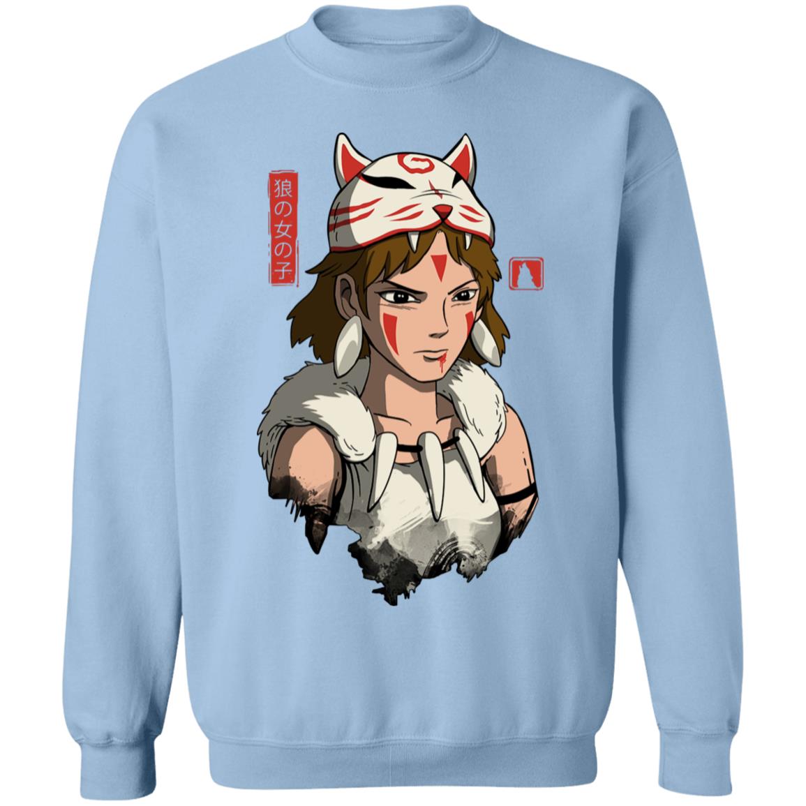 Studio Ghibli Mononoke The Wolf Girl Sweatshirt - Image 9