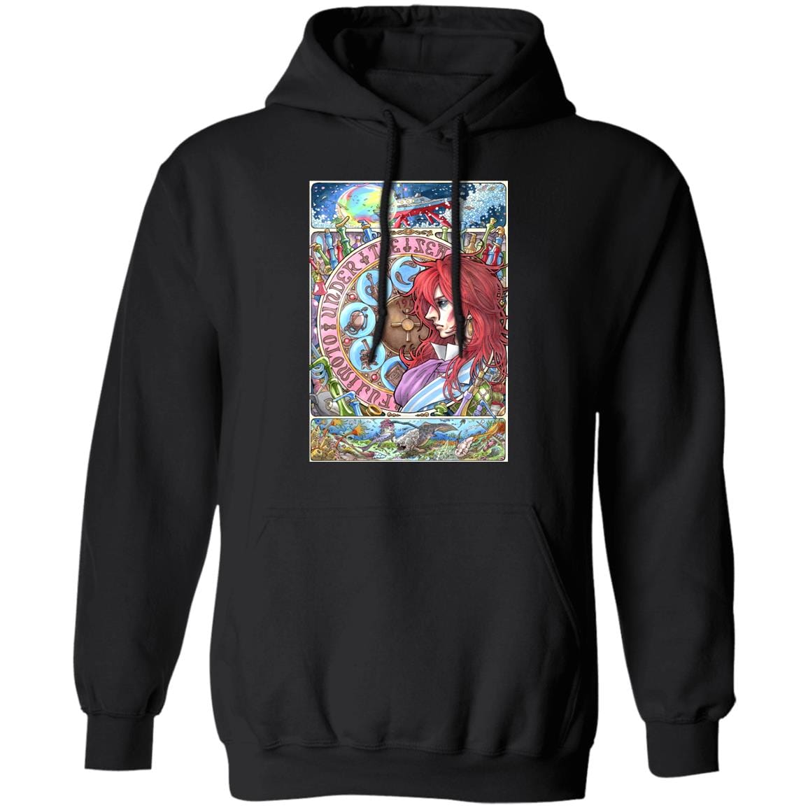 Ponyo’s Father Portrait Art Hoodie - Image 4