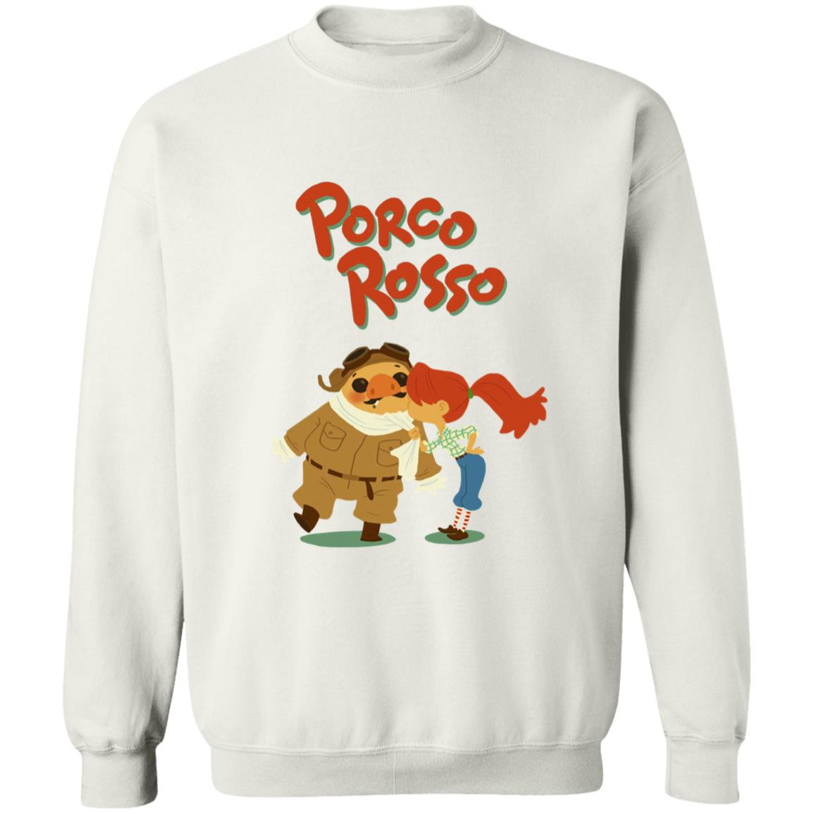 Studio Ghibli Porco Rosso The Kiss Sweatshirt - Image 2