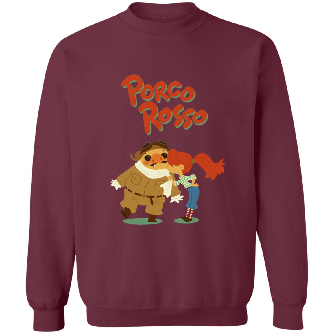 Studio Ghibli Porco Rosso The Kiss Sweatshirt - Image 5