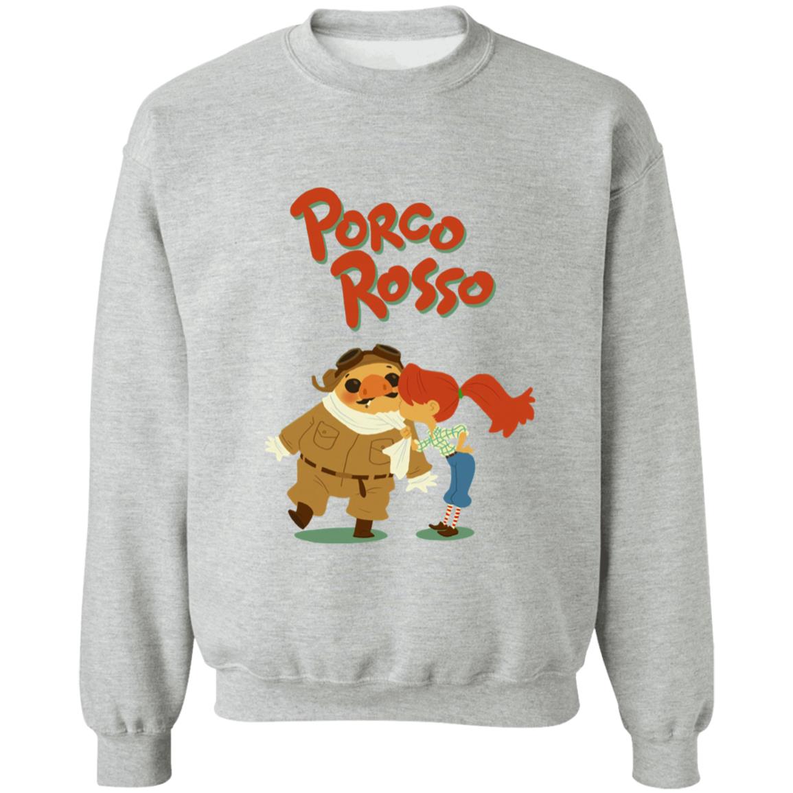 Studio Ghibli Porco Rosso The Kiss Sweatshirt