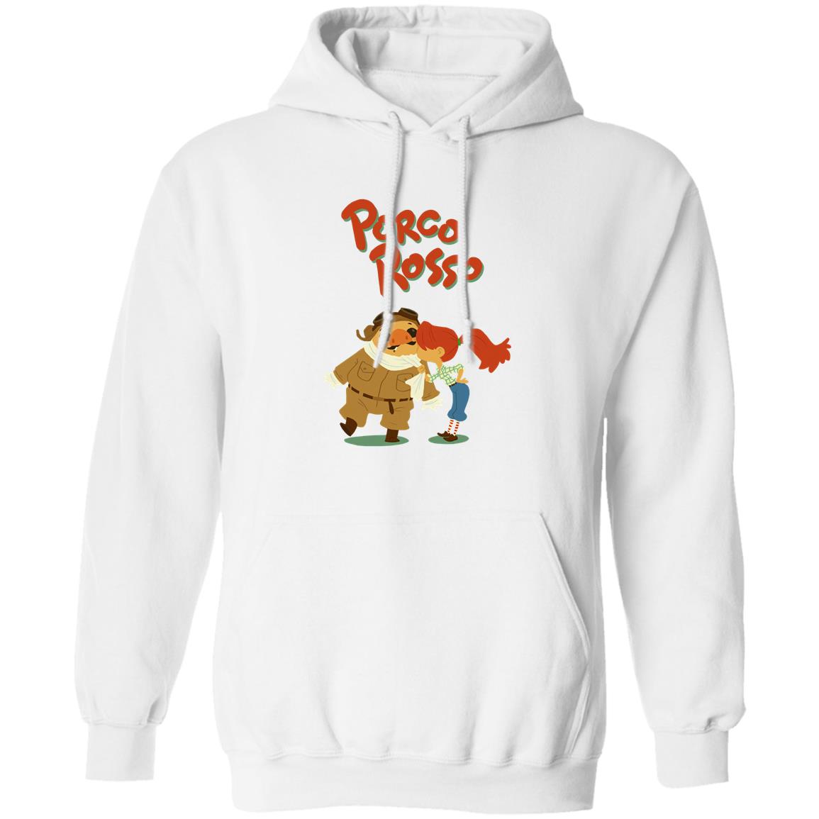 Porco Rosso – The Kiss Hoodie - Image 2
