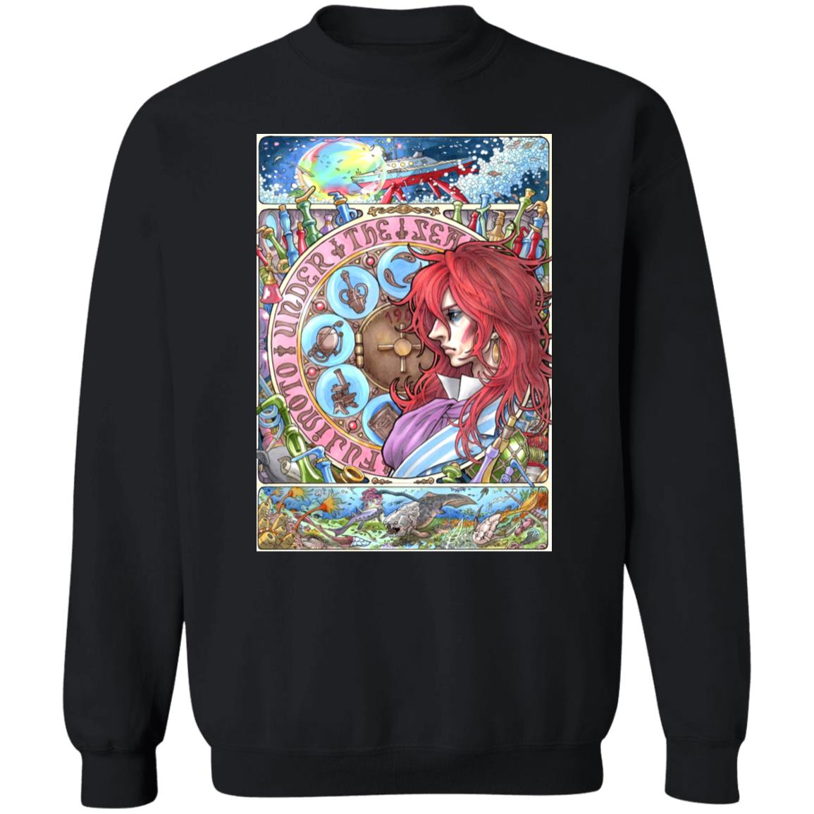 Ponyo’s Father Portrait Art Sweatshirt - Image 4