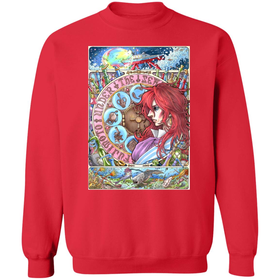 Ponyo’s Father Portrait Art Sweatshirt - Image 7