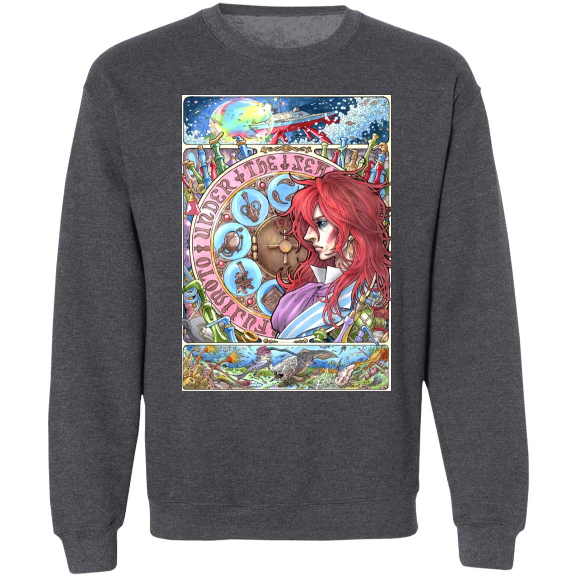 Ponyo’s Father Portrait Art Sweatshirt - Image 8