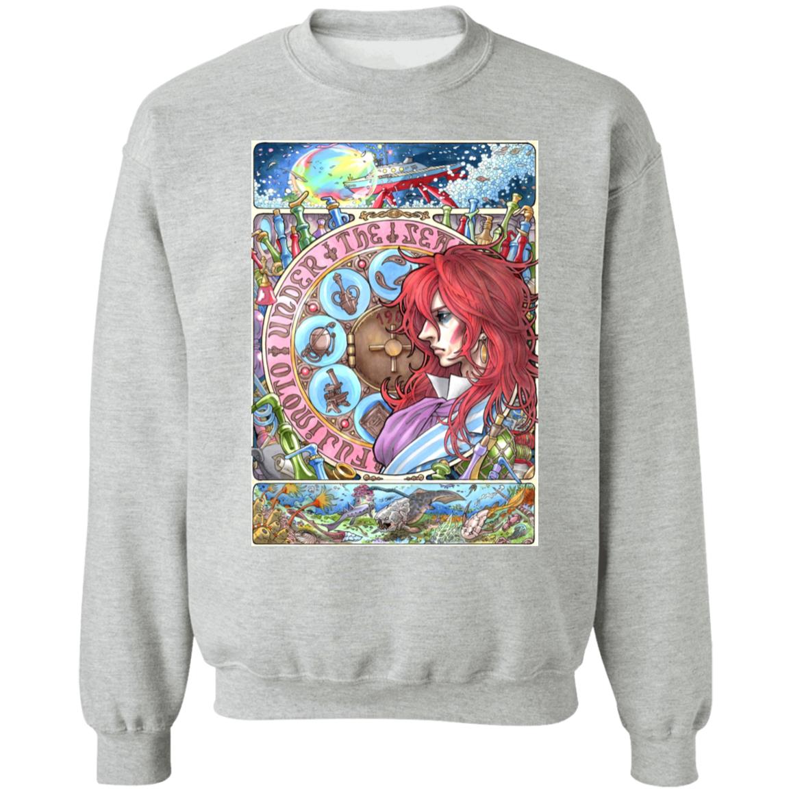 Ponyo’s Father Portrait Art Sweatshirt