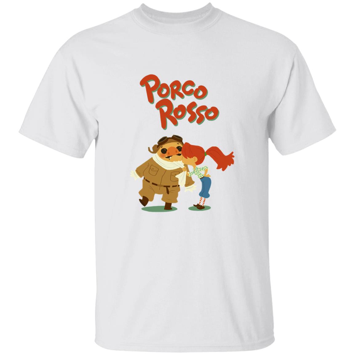Studio Ghibli Porco Rosso The Kiss T-shirt - Image 2