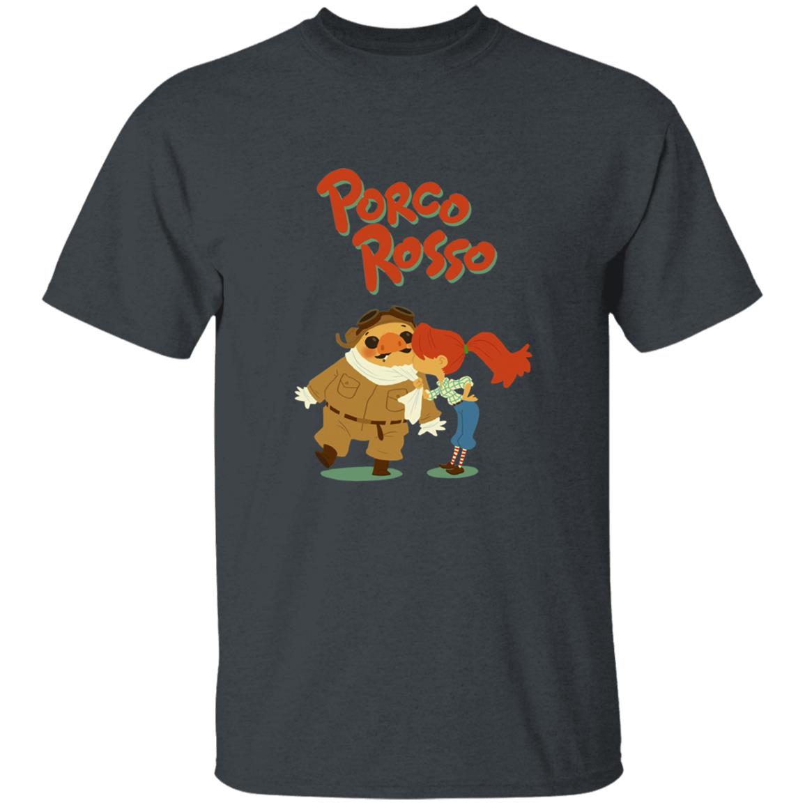 Studio Ghibli Porco Rosso The Kiss T-shirt - Image 5