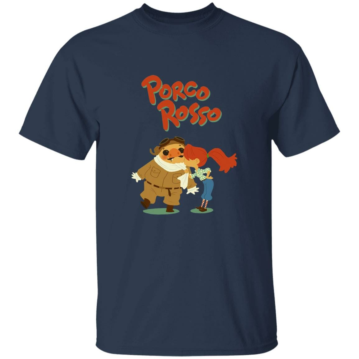 Studio Ghibli Porco Rosso The Kiss T-shirt - Image 8