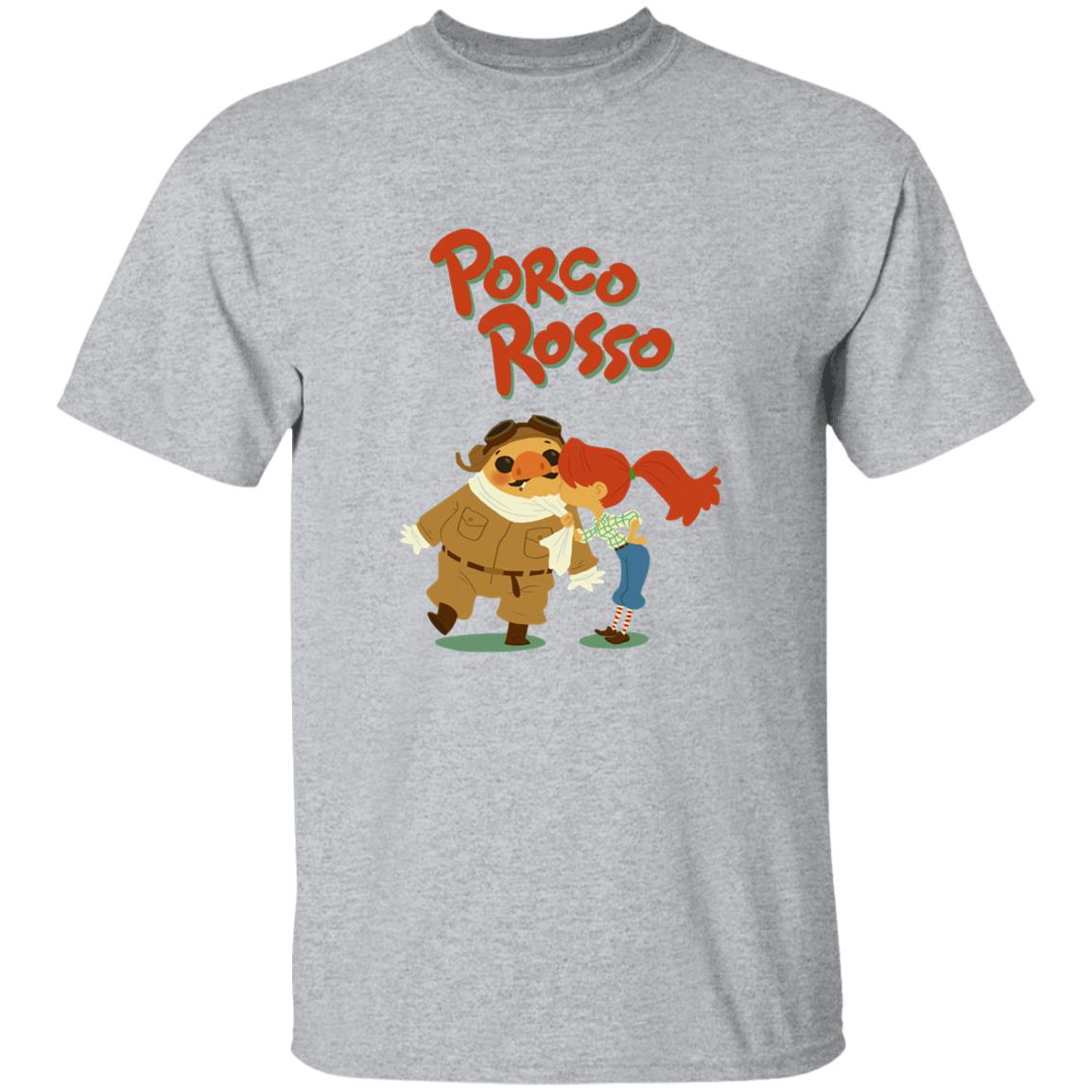 Studio Ghibli Porco Rosso The Kiss T-shirt - Image 10